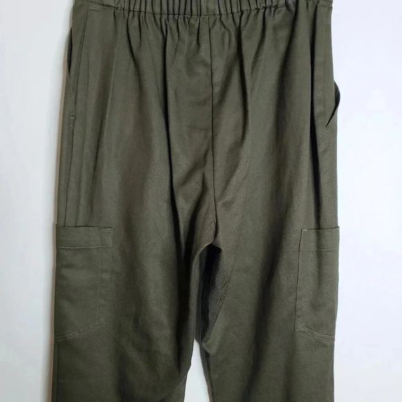Bcbgeneretion Cropped Utility Pant Olive Green M - Picture 7 of 12